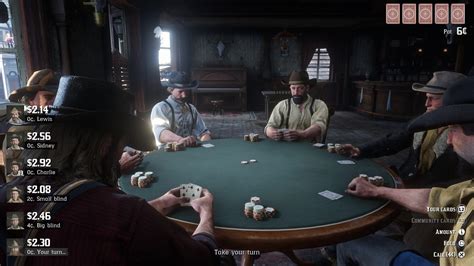 how do you play poker in red dead redemption 2